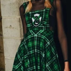 Black Milk Harry Potter Slytherin Apron Dress Size M